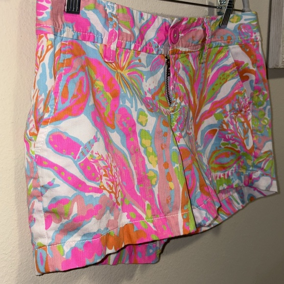 Lilly Pulitzer Callahan Women's Pink Shorts Size 0 - Picture 5 of 7